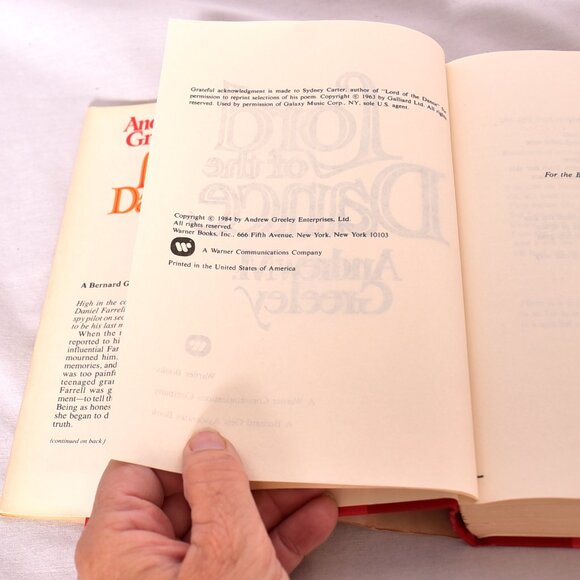 Lord of the Dance by Andrew M. Greeley (1984, Hardcover) - Picture 8 of 11